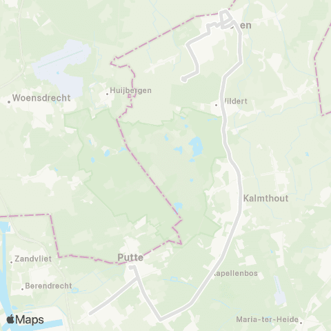 De Lijn Stabroek - Kalmthout - scholen Essen map