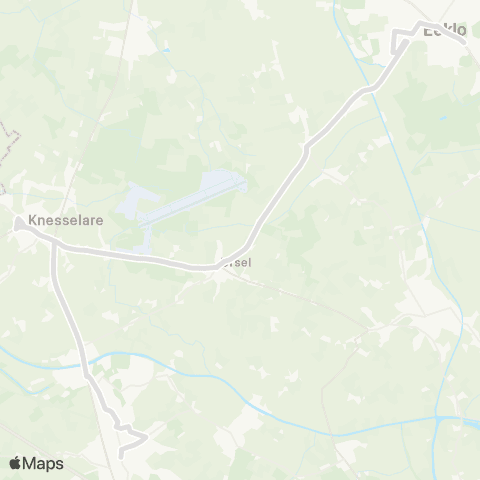 De Lijn Eeklo - Knesselare - Aalter map