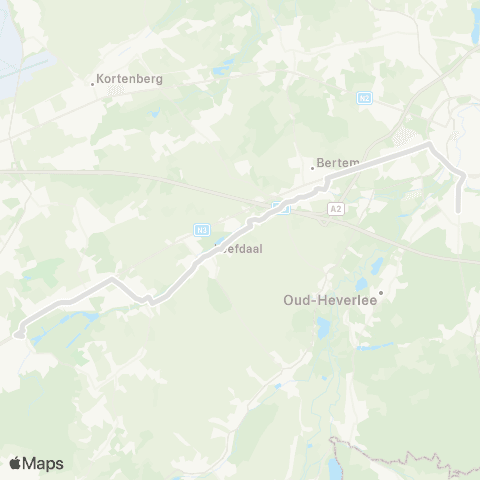 De Lijn Tervuren - Heverlee map