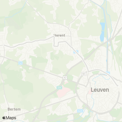 De Lijn Veltem-Beisem - Herent - Leuven map