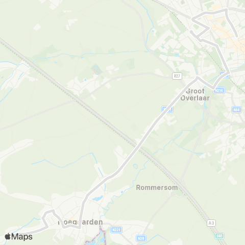 De Lijn Nerm - Tienen map