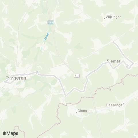 De Lijn Riemst - Tongeren map