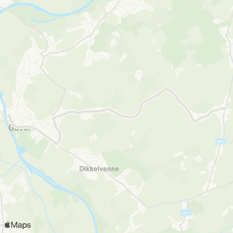 De Lijn Gavere - Groothulle - Baaigem map