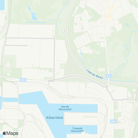 De Lijn Station Noorderdokken - Luithagen map