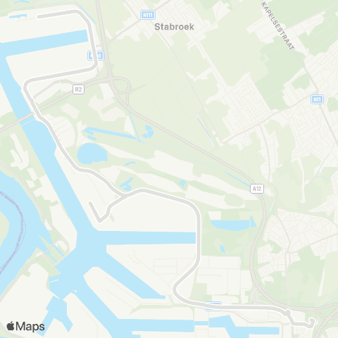 De Lijn Station Noorderdokken - Noorderlaan - Bevrijdingsdok map