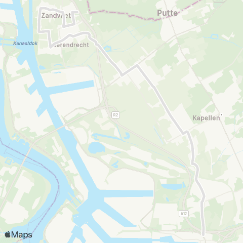 De Lijn Zandvliet - Stabroek - scholen Ekeren map