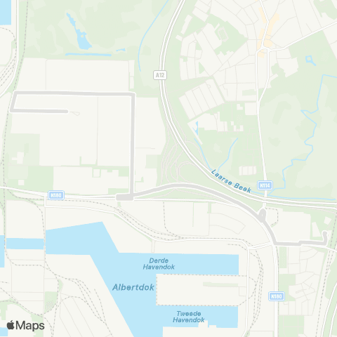 De Lijn Station Noorderdokken - Luithagen map