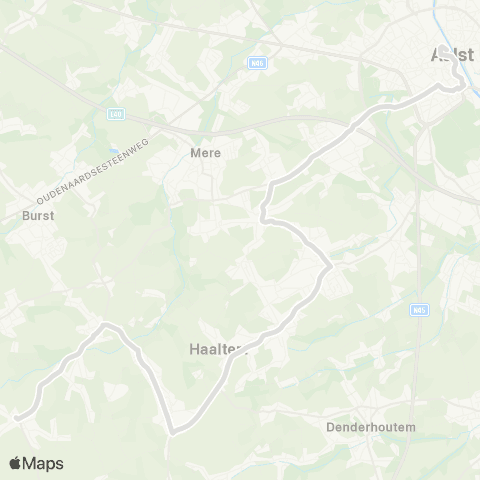 De Lijn Aalst - Ede - Haaltert - Heldergem - Woubrechtegem map