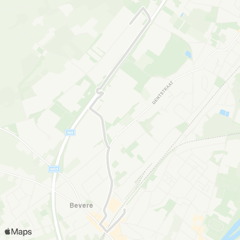 De Lijn Oudenaarde De Bruwaan - Doornikse Heerweg - Station map