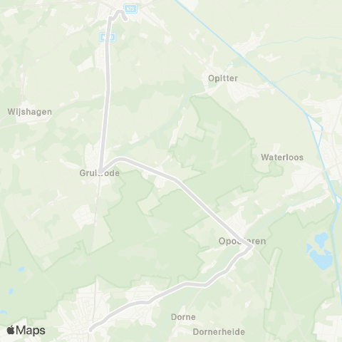 De Lijn Opglabbeek - Bree map