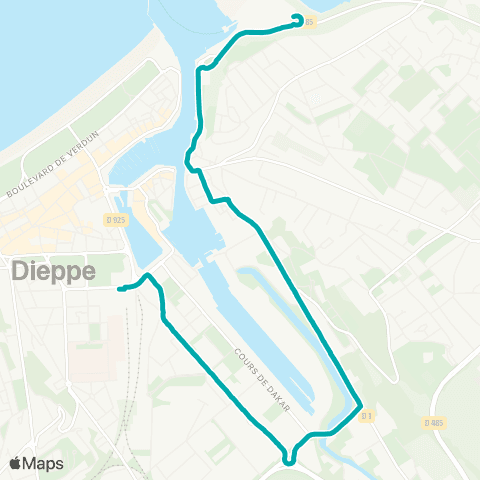 Deepmob Navette Transmanche map