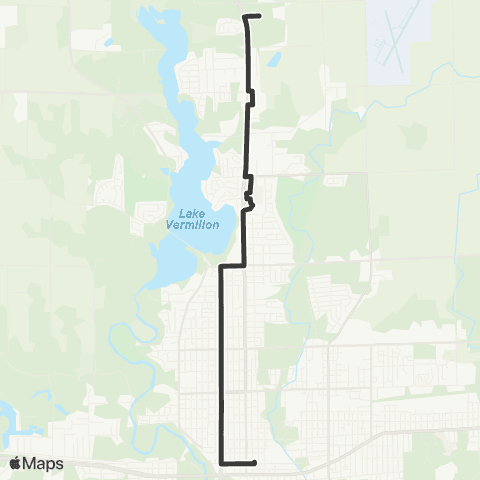 Danville Mass Transit District Gilbert map
