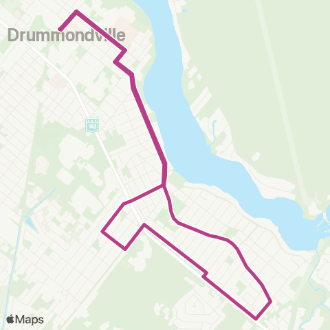 Ville de Drummondville Terminus Urbain - Terminus Urbain map
