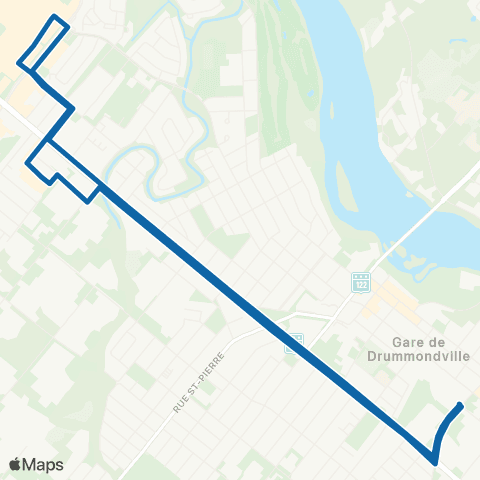 Ville de Drummondville Terminus Urbain - Terminus Urbain map
