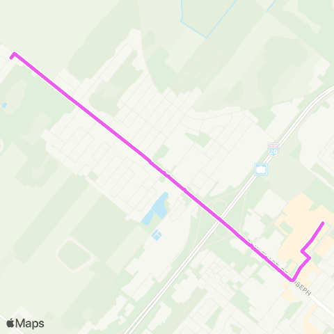 Ville de Drummondville Boul. St-Joseph O. / Mailhot / G115 - Prom. Drummondville / G100 / R300 map