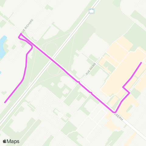 Ville de Drummondville Prés du 5450 Rue St-Roch S. / G145 - Prom. Drummondville / G100 / R300 map