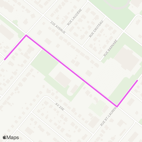 Ville de Drummondville St-Damase (N.) / Émilia / J505 - St-Laurent / 21e Av. / J500 map