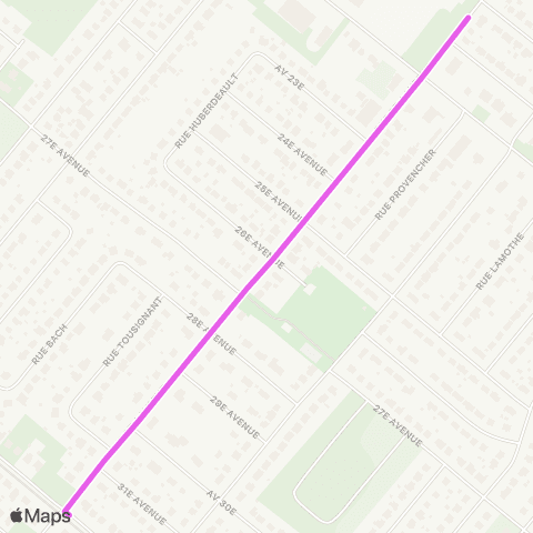 Ville de Drummondville De la Commune (E.) / St-Laurent / J520 - St-Laurent / 21e Av. / J500 map