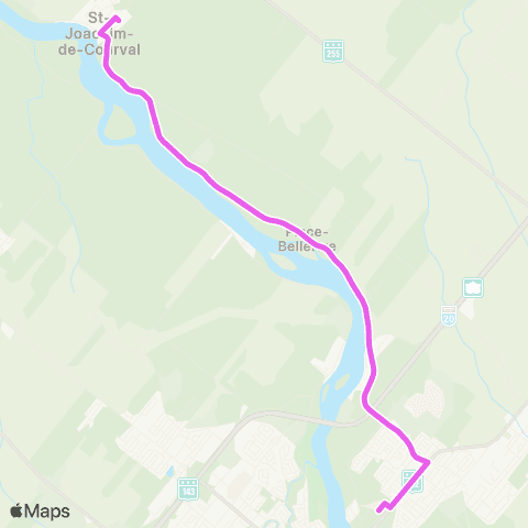 Ville de Drummondville Ludger-Gamelin / Chemin Gamelin / A410 - Campus Univ. / C700 / Ch700 / A400 map