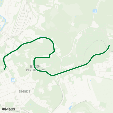DPMB Stará Osada - Jírova map