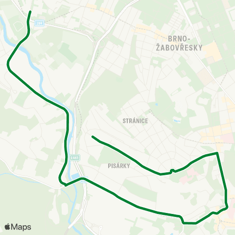DPMB Masarykova Čtvrť, Preslova - Komenského Náměstí map