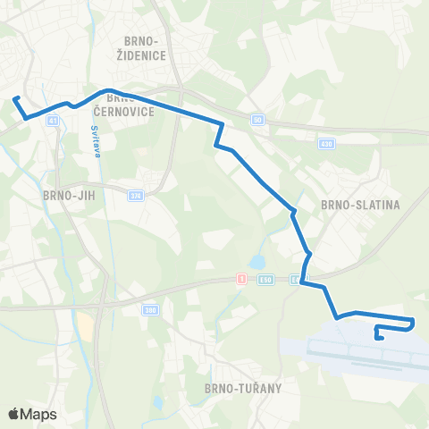 DPMB Slatinka - Úzká map