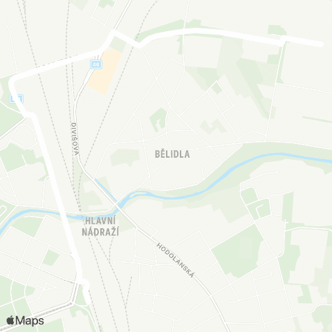 DPMO Hlavní Nádraží - Panelárna map