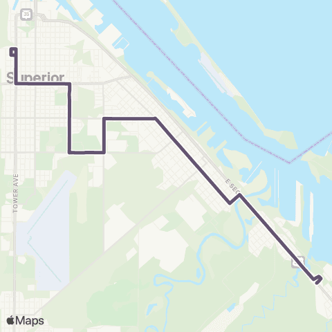 DTA Superior Circulator map