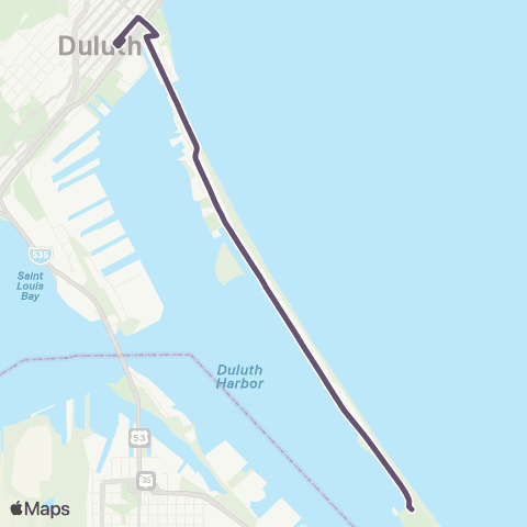 DTA Park Point-DTC map