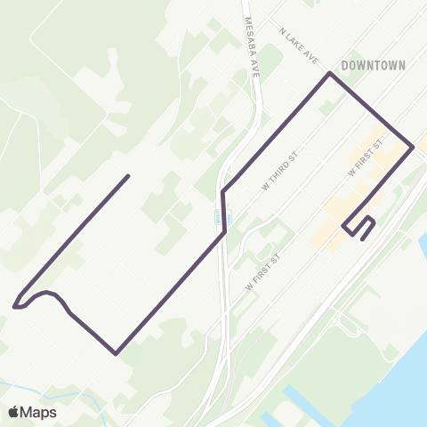 DTA Central Hillside-Observation Hill map