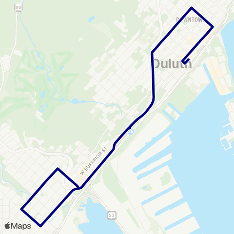 DTA Warming Shelter Shuttle map