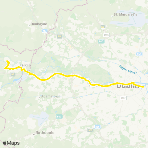 Dublin Bus Intel - Ringsend map