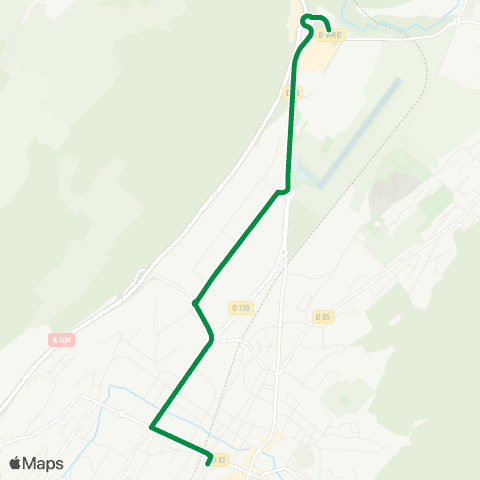 Duobus Ligne 3 Gare SNCF <> Point B map