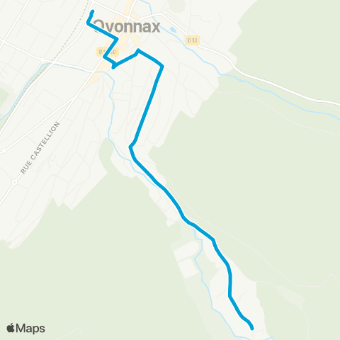 Duobus Ligne 4 Gare SNCF <> Geilles map