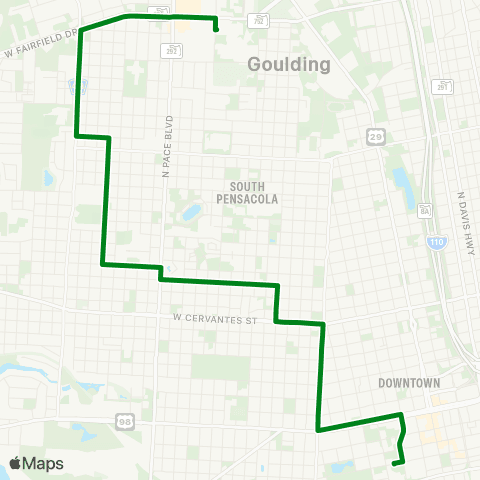 ECAT Brownsville / North Hill map