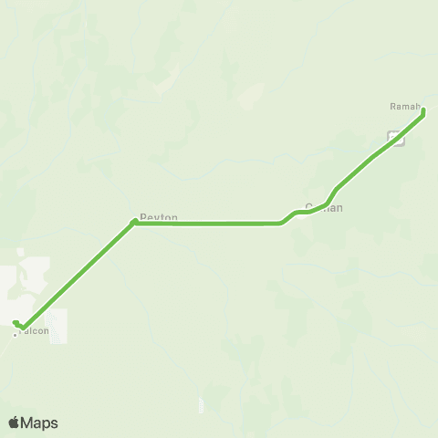 Envida Cares Route 1 map