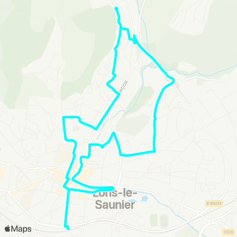 ECLA Mobilités Gare SNCF - Lycée Jean-Michel map