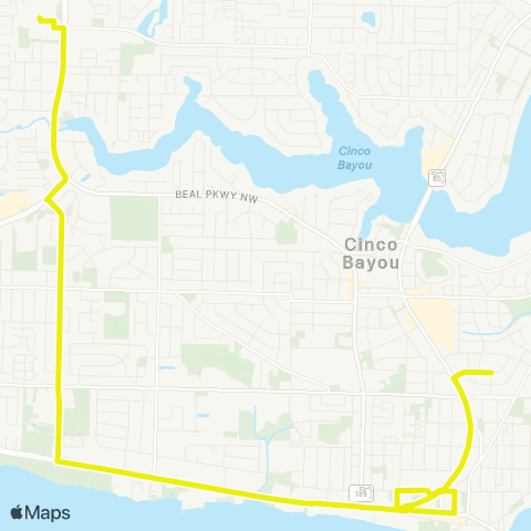 EC Rider Fort Walton Beach map