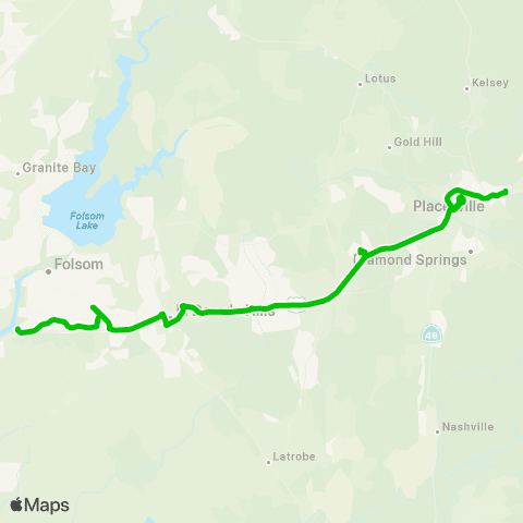 El Dorado Transit 50 Express map