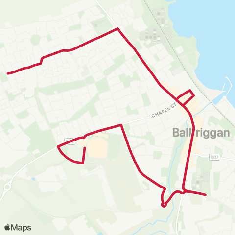 Bus Éireann Rail Station - Millfield Centre map