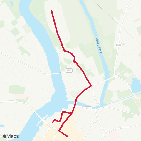 Bus Éireann CC - St.Marys Park - CC map