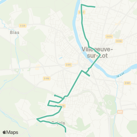 Élios Rocaille / Grelot map