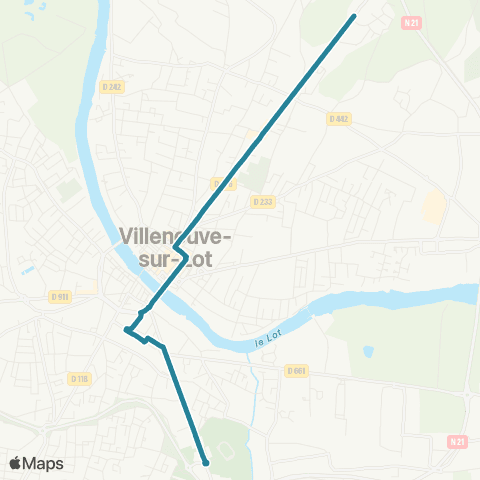 Élios Plein Sud Eysses / Couffignal map