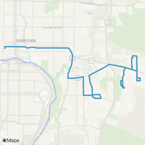El Metro Santo Niño / Larga Vista map