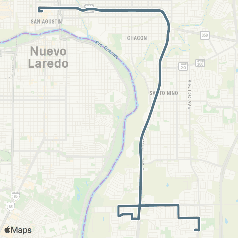 El Metro Los Angeles / Sierra Vista map