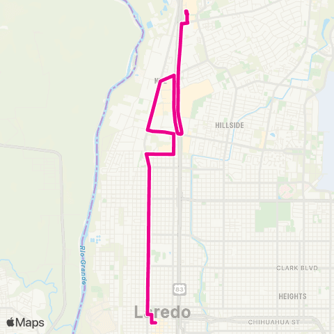 El Metro Santa Maria map