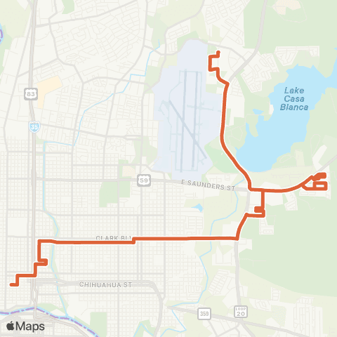 El Metro Gustavus / Airport map