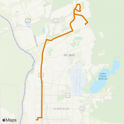 El Metro Shiloh Express map