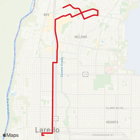 El Metro San Bernardo / Social Security map