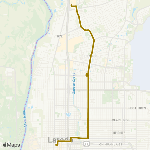 El Metro Springfield map